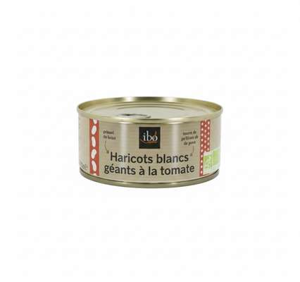 Haricots blancs géants à la tomate BIO, IBO (280 g)