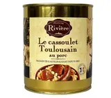 Cassoulet Toulousain au porc, Maison Rivière (840 g)