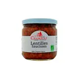 Lentilles saucisses BIO, Champlat (340 g)