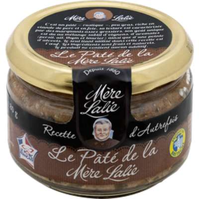 Pâté de campagne recette gourmande à l'ancienne, Mère Lalie (180 g)