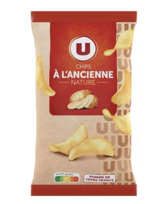 Chips à l'ancienne, U (150 g)