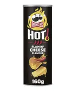 Chips tuiles Flame Extra Hot fromage & piment, Pringles (160 g)