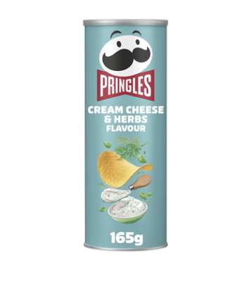 Cream cheese & herbs, Pringles (165 g)