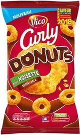 Curly donuts goût noisette, Vico (100 g)