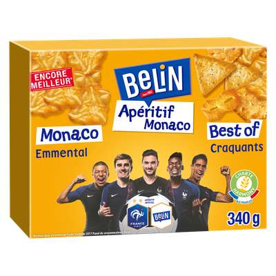 Crackers Apéritif Monaco et Best of Croquants, Belin (340 g)