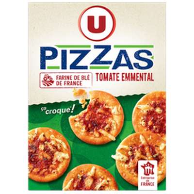 Crackers pizza tomate emmental, U (85 g)