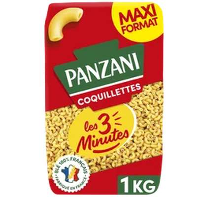 Coquillettes 3mn, Panzani (1 kg)