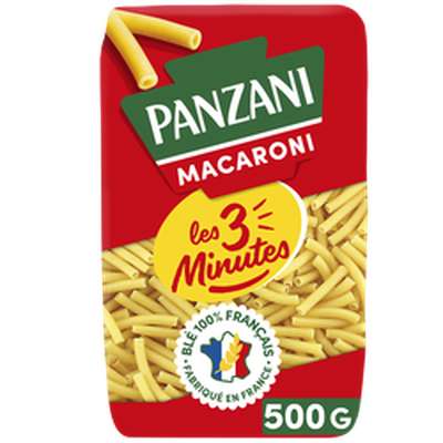 Macaroni cuisson rapide, Panzani (500 g)