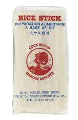Pâte de riz - 3 mm, Cock (375 g)