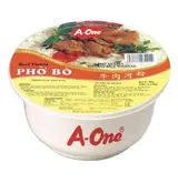 Pâtes de riz saveur boeuf, A-One (70 g)