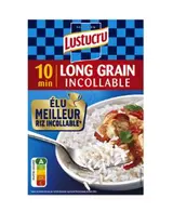 Riz long prêt en 10mn, Lustucru (900 g)