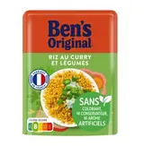 Riz cuisiné au curry et légumes express 2min, Ben's (220 g)