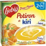 Potage Doux Plaisirs de potiron au kiri, Liebig (2 x 30 cl)