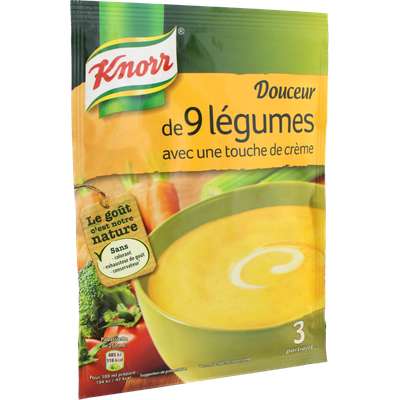 Douceur de 9 légumes déshydratée, Knorr (84 g)