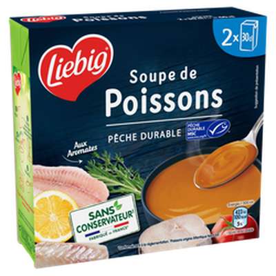Soupe de poissons pêche durable, Liebig (2 x 30 cl)