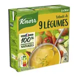 Soupe velouté de 9 légumes, Knorr (2 x 30 cl)