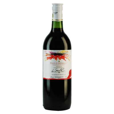 Vin rouge L'Invité Pays de l'Hérault (75 cl)