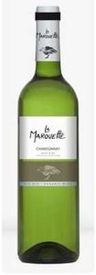 Vin blanc Chardonnay Pays d'Oc IGP BIO, La Marouette (75 cl)