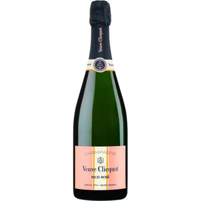 Champagne rich rosé, Veuve Clicquot (75 cl)