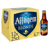 Pack de bière cuvée blonde d'abbaye, Affligem, 6.7° (12 x 25 cl)