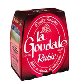 Pack de bière rubis à l'ancienne 5°, La Goudale (6 x 25 cl)