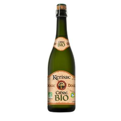 Cidre doux BIO, Kerisac 5° (75 cl)