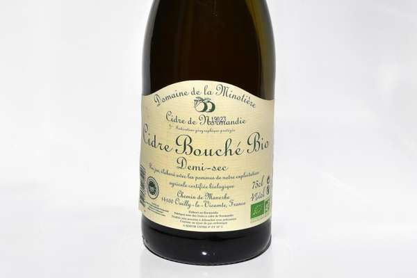 Cidre bouché demi-sec de Normandie BIO, Domaine de la Minotière (75 cl)