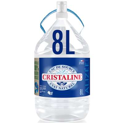 Eau de source, Cristaline (8 L)