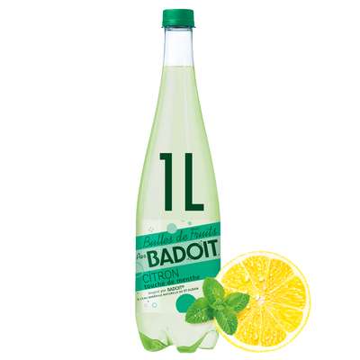 Badoit bulles de fruits citron menthe (1 L)