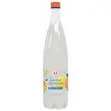 Boisson à base d'eau minérale naturelle gazéifiée aromatisée saveur agrumes, U (1 L)