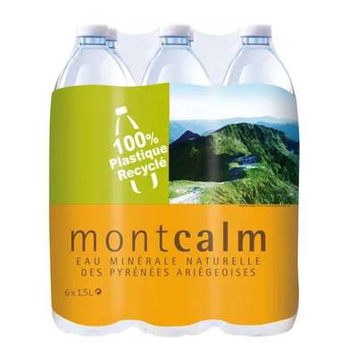 Eau minérale des Pyrénées, Montcalm (6 x 1,5 L)