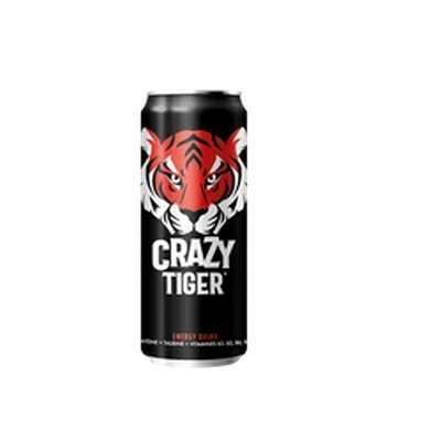 Boisson énergisante à la taurine, Crazy Tiger (50 cl)