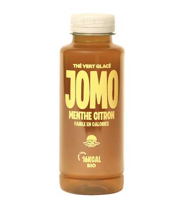 Thé vert glacé Menthe Citron BIO, Jomo (35 cl)