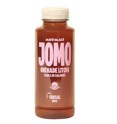 Maté glacé Grenade Litchi BIO, Jomo (35 cl)