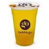 Bubble Tea California Peach au thé vert, litchi, mangue et sirop de pêche, Bubble Go  (45 cl)