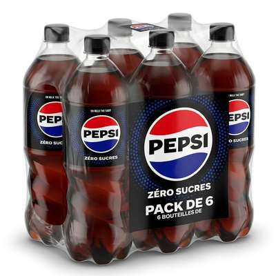 Pack de Pepsi Max sans sucre (6 x 1,5 L)
