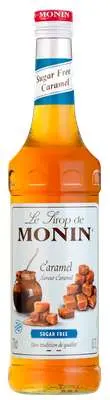 Sirop saveur Caramel (sans sucre), Monin (70 cl)