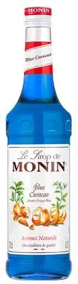 Sirop saveur Curaçao Bleu, Monin (70 cl)