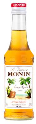 Sirop saveur Rhum, Monin (25 cl)