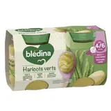 Mon 1er petit pot haricots verts - dès 4/6 mois, Blédina (2 x 130 g)