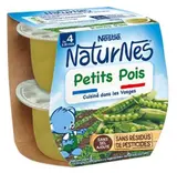 Petits pois - dès 4/6 mois, Naturnes Nestlé (2 x 130 g)