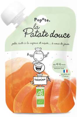 Gourde La Patate douce - dès 4/6 mois, Popote (120 g)