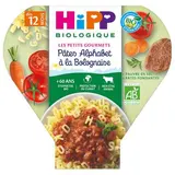 Les pré-maternelles pâtes alphabet à la bolognaise BIO - dès 12 mois, Hipp (230 g)