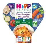 Mon diner bonne nuit petites lasagnes aux légumes BIO - dès 18 mois, Hipp (260 g)