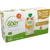 Pack Jumbo Poire Williams BIO - dès 4 mois, Good Goût (10 x 120 g)