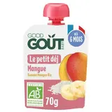 Le Petit Déj' Mangue BIO - dès 6 mois, Good Goût (70 g)