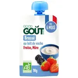 Brassé fraise, mûre BIO - dès 6 mois, Good Goût (90 g)