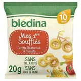 Mes 1ers Soufflés Carotte et Butternut tomates  - dès 10 mois, Blédina (20 g)