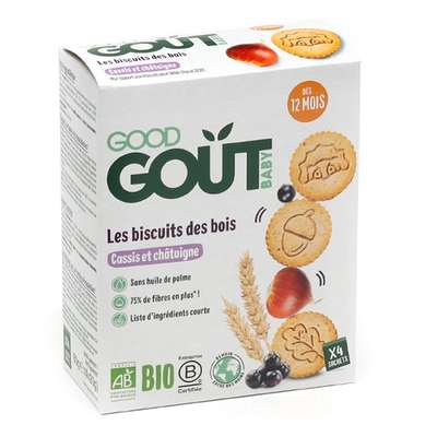 Le Biscuits des bois BIO - dès 10 mois, Good Goût (4 x 20 g)