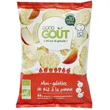 Mini galettes de riz à la pomme BIO - dès 10 mois, Good Goût (40 g)